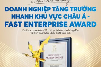 YSVN nhận giải thưởng Doanh nghiệp tăng trưởng nhanh khu vực Châu Á