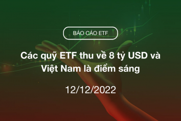 Fund Flow 12/12/2022: Các quỹ ETF thu về 8 tỷ USD và Việt Nam là điểm sáng