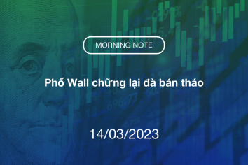 MORNING NOTE 14/03/2023 – Phố Wall chững lại đà bán tháo