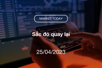 Market Today 25/04/2023: Sắc đỏ quay lại