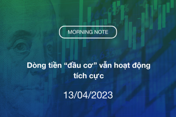 MORNING NOTE 13/04/2023 – Dòng tiền “đầu cơ” vẫn hoạt động tích cực