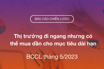 BCCL tháng 5/2023: Thị trường đi ngang nhưng có thể mua dần cho mục tiêu dài hạn