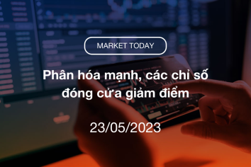 Market Today 23/05/2023: Phân hóa mạnh, các chỉ số đóng cửa giảm điểm
