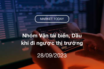 Market Today 28/09/2023: Nhóm Vận tải biển, Dầu khí đi ngược thị trường
