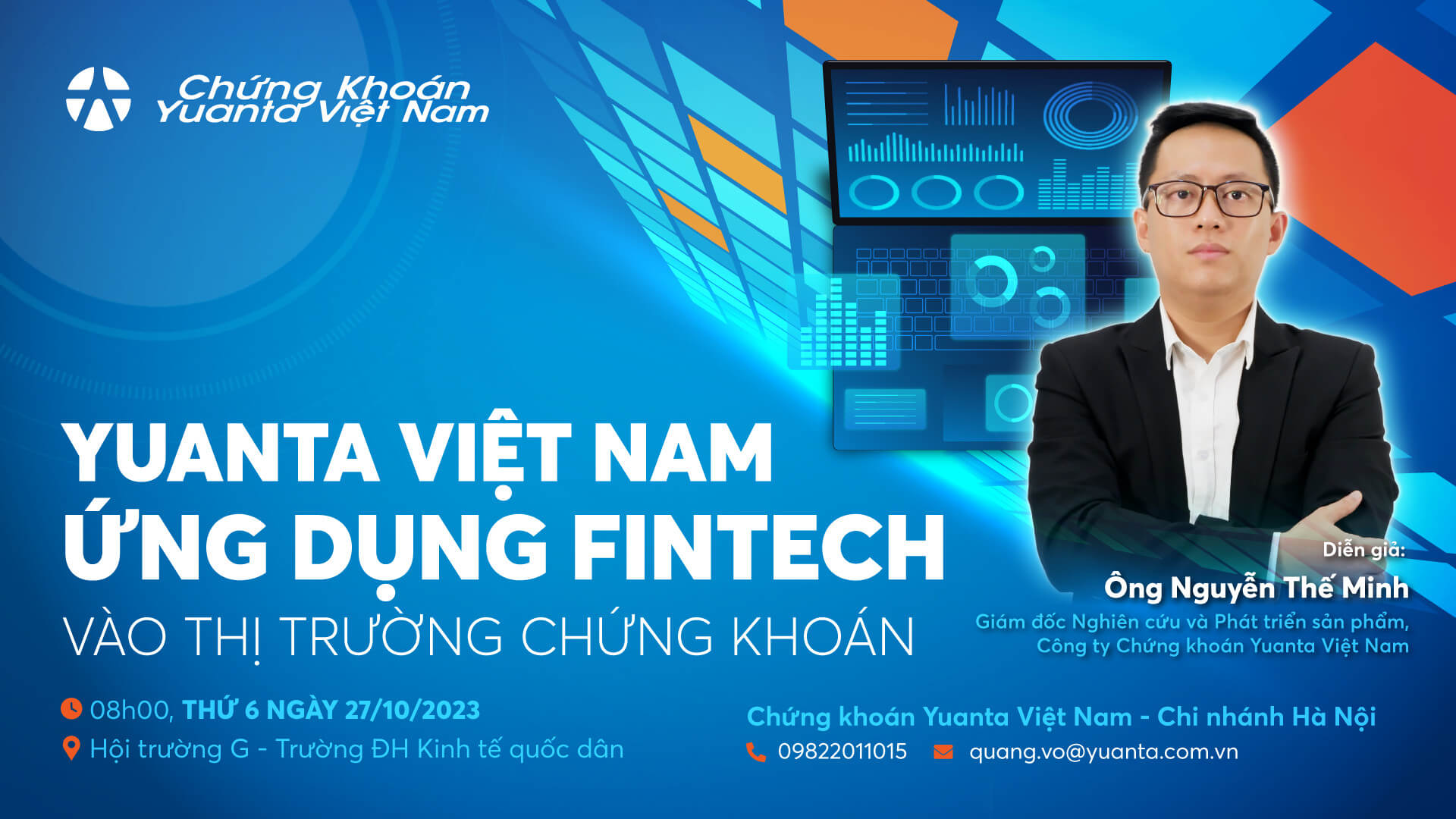 Hội thảo “Yuanta Việt Nam ứng dụng Fintech vào thị trường chứng khoán” nhận được sự quan tâm đặc biệt từ sinh viên Đại học Kinh tế Quốc dân (NEU).