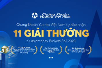 Chứng khoán Yuanta Việt Nam vinh dự nhận 11 giải thưởng tại Asiamoney Brokers Poll 2023