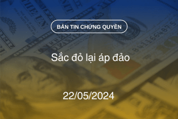 Bản tin chứng quyền 22/05/2024: Sắc đỏ lại áp đảo