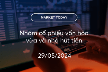 Market Today 29/05/2024: Nhóm cổ phiếu vốn hóa vừa và nhỏ hút tiền