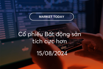 Market Today 15/08/2024: Cổ phiếu Bất động sản tích cực hơn