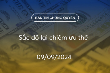 Bản tin chứng quyền 09/09/2024: Sắc đỏ lại chiếm ưu thế