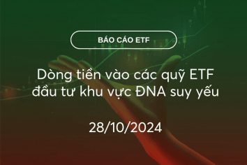 FundFlow 28/10/2024: Dòng tiền vào các quỹ ETF đầu tư khu vực ĐNA suy yếu