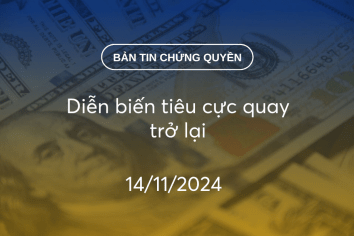 Bản tin chứng quyền 14/11/2024: Diễn biến tiêu cực quay trở lại