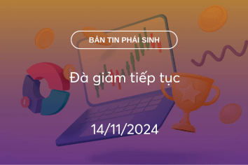 Bản tin phái sinh 14/11/2024: Đà giảm tiếp tục