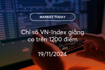 Market Today 19/11/2024: Chỉ số VN-Index giằng co trên 1200 điểm