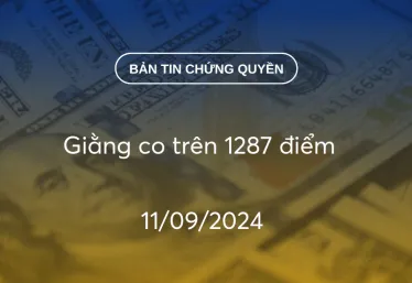 Bản tin phái sinh 11/09/2024: Giằng co trên 1287 điểm