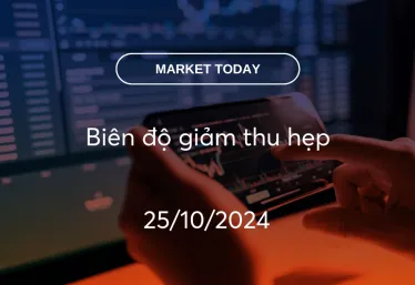 Market Today 25/10/2024: Biên độ giảm thu hẹp